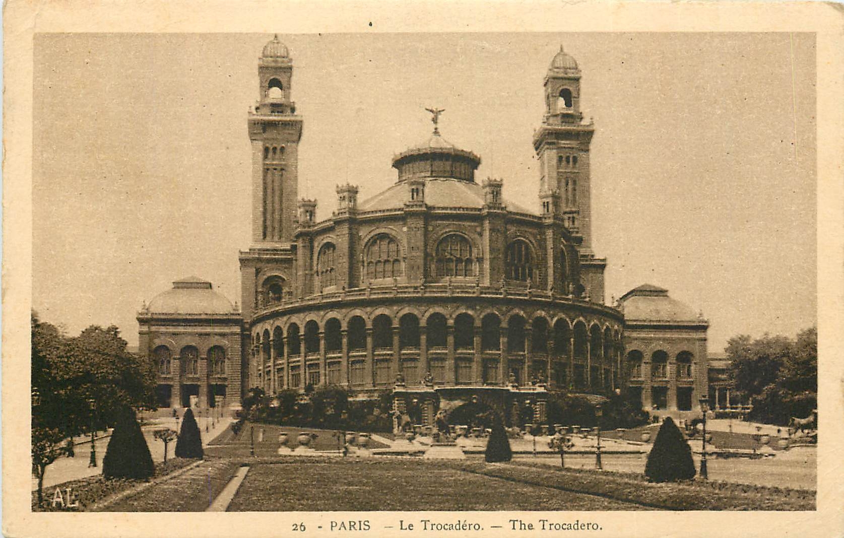 CPA Paris Le Trocadero
