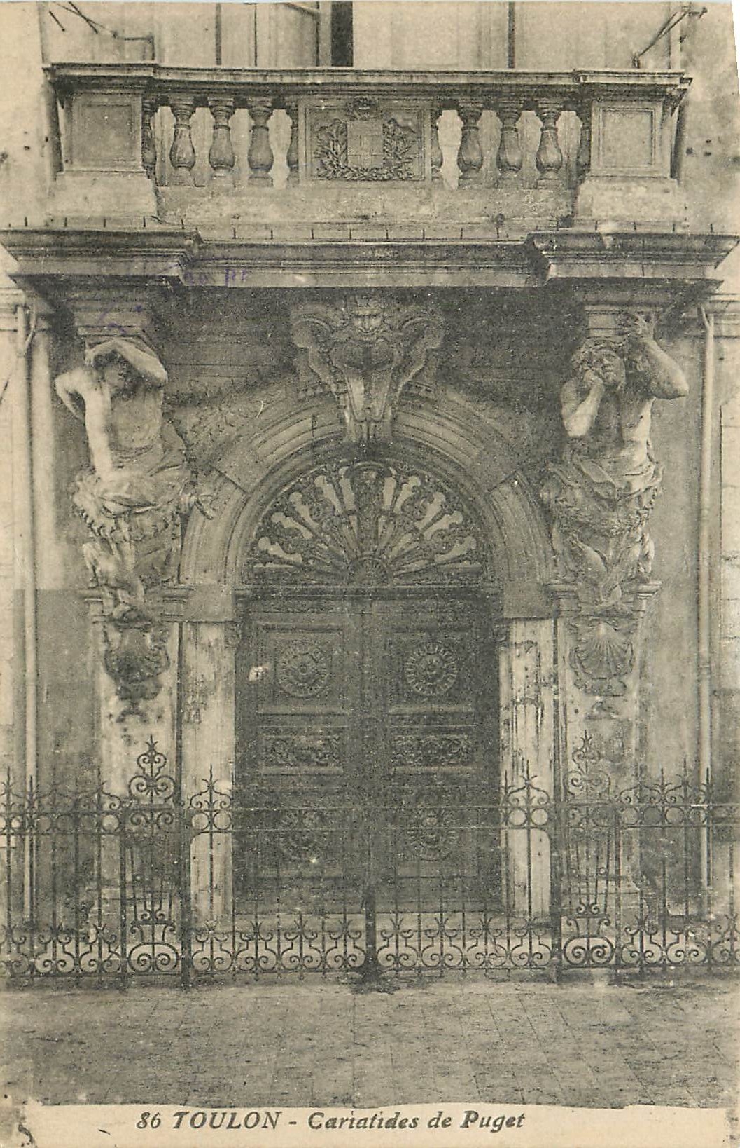 CPA Toulon Cariatides de Puget