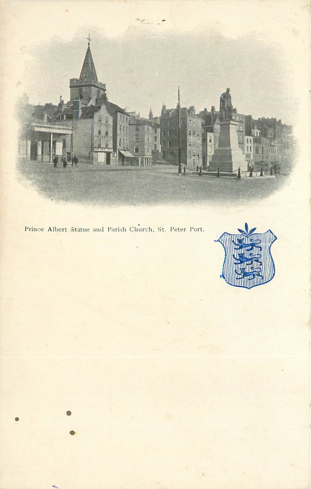 CPA Prince Albert Statue and Parish Church