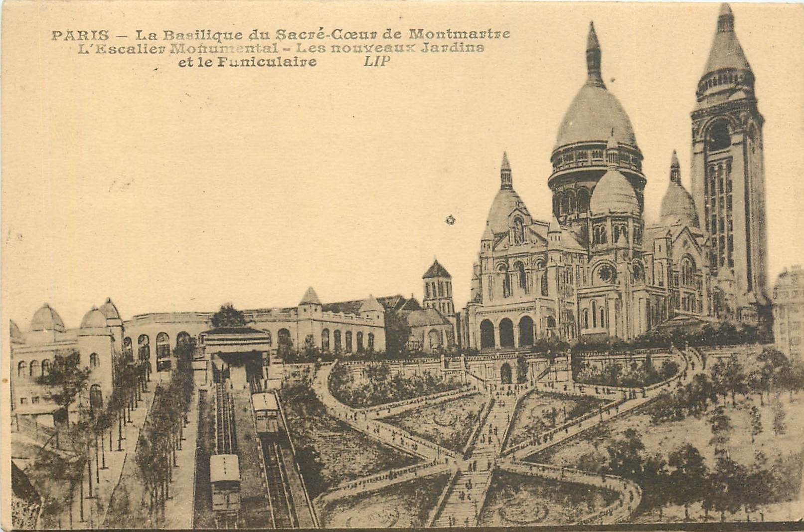 CPA Paris La Basilique du Sacre Coeur de Montmartre