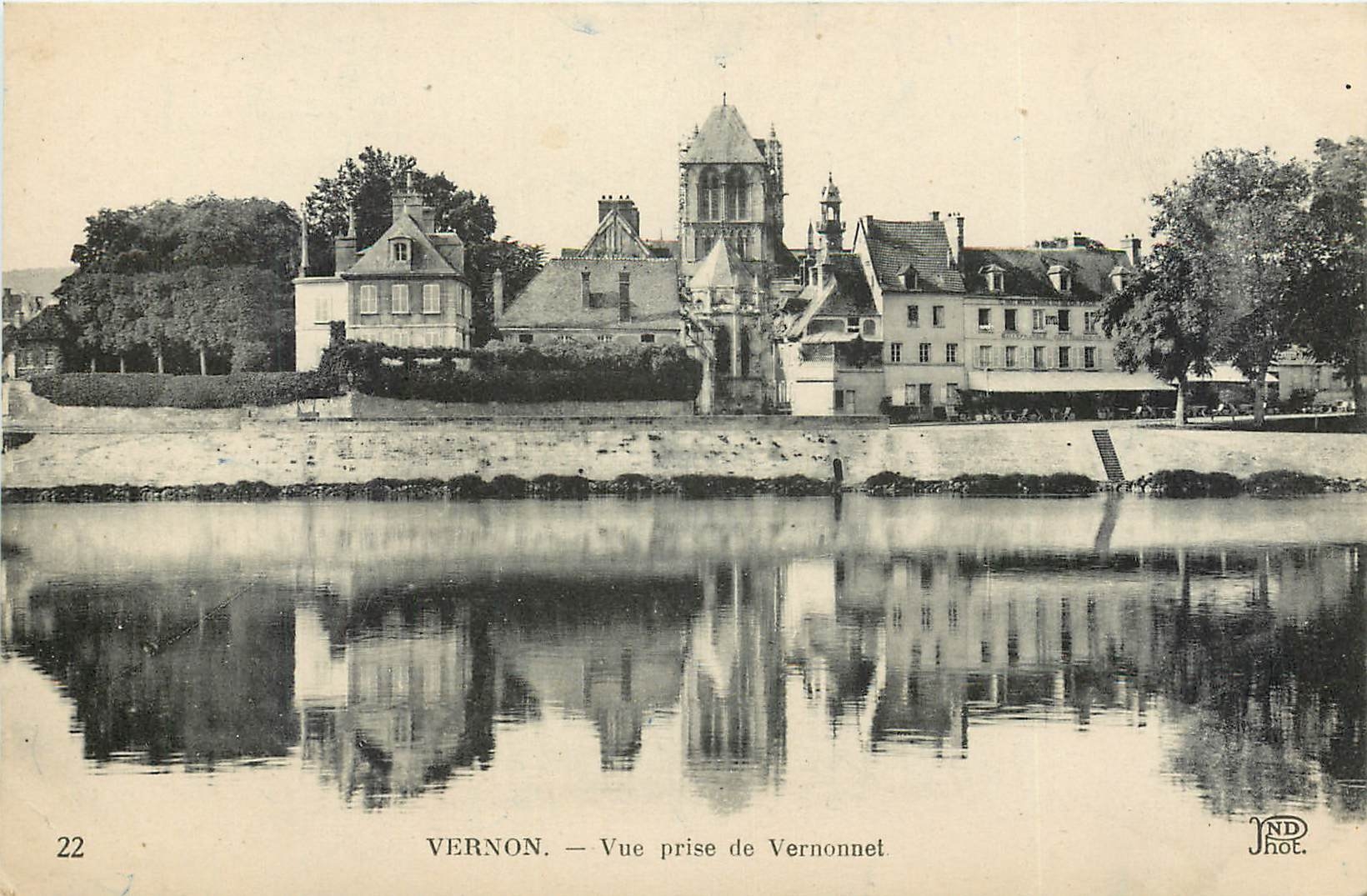 CPA Vernon Vue prise de Vernonnet