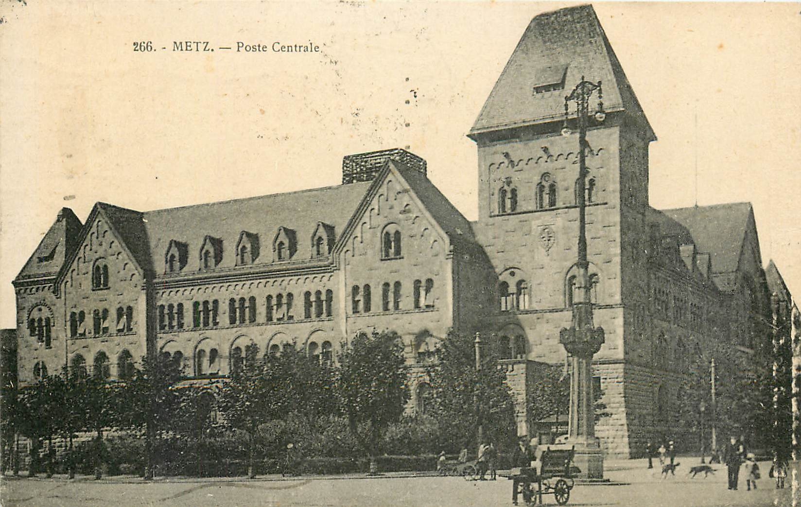 CPA Metz Poste Centrale