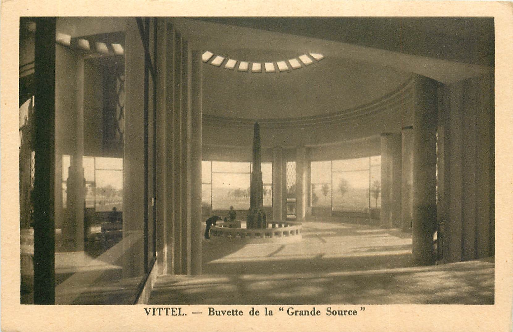 CPA Vittel Buvette de la Grande Source