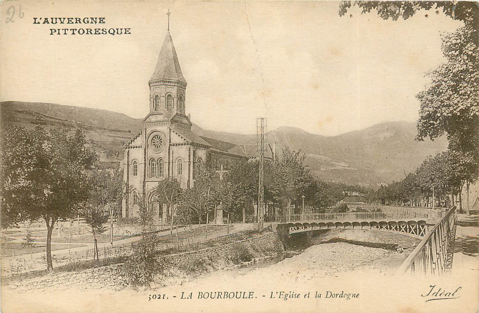 CPA La Bourboule L'Elgise et la Dordogne