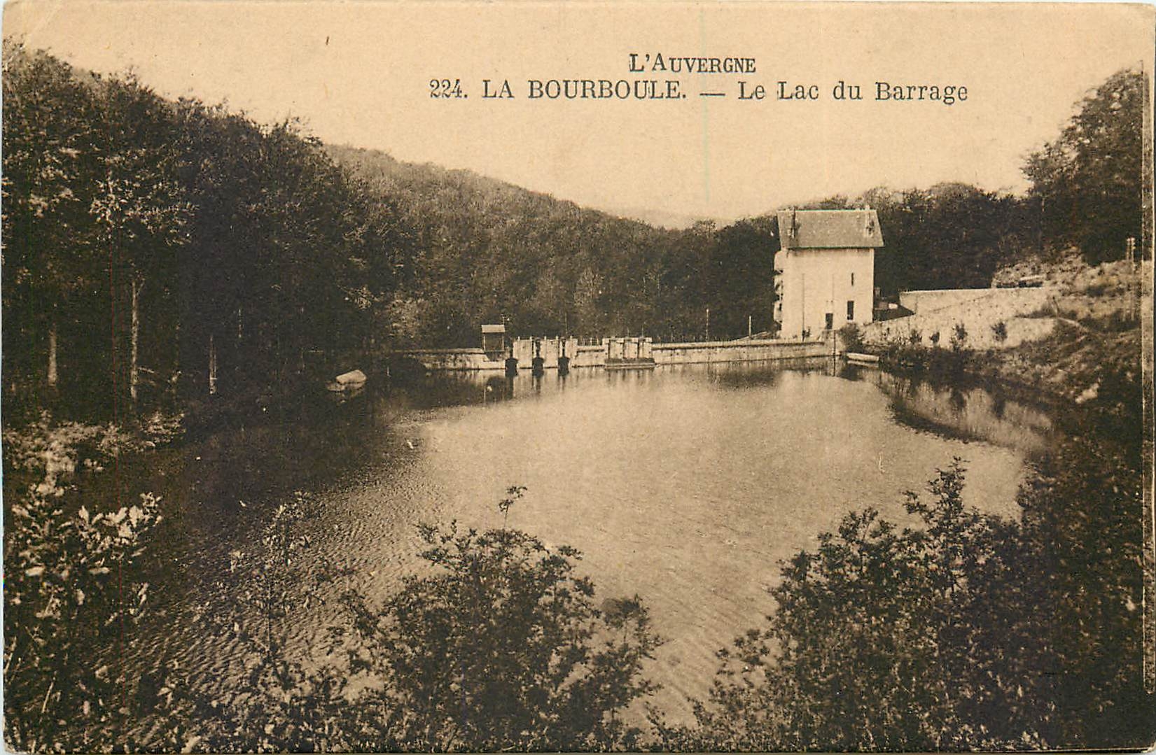 CPA La Bourboule Le Lac du Barrage