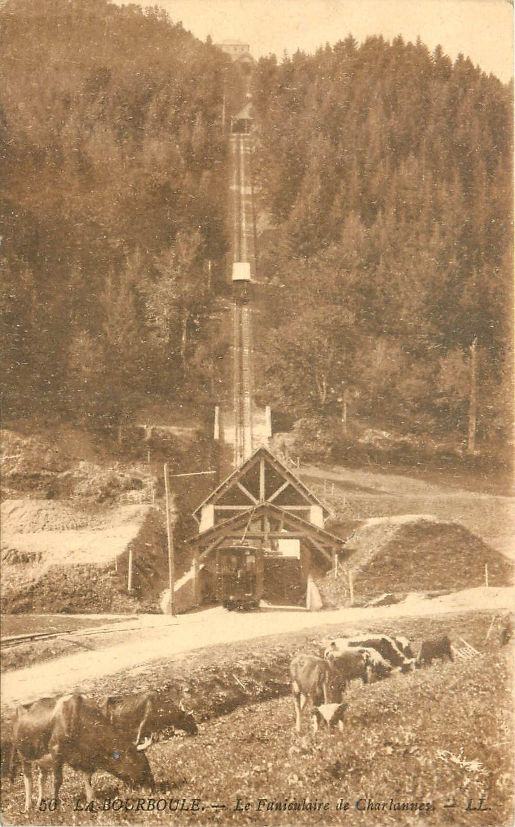 CPA La Bourboule Le Funiculaire de Charlannes