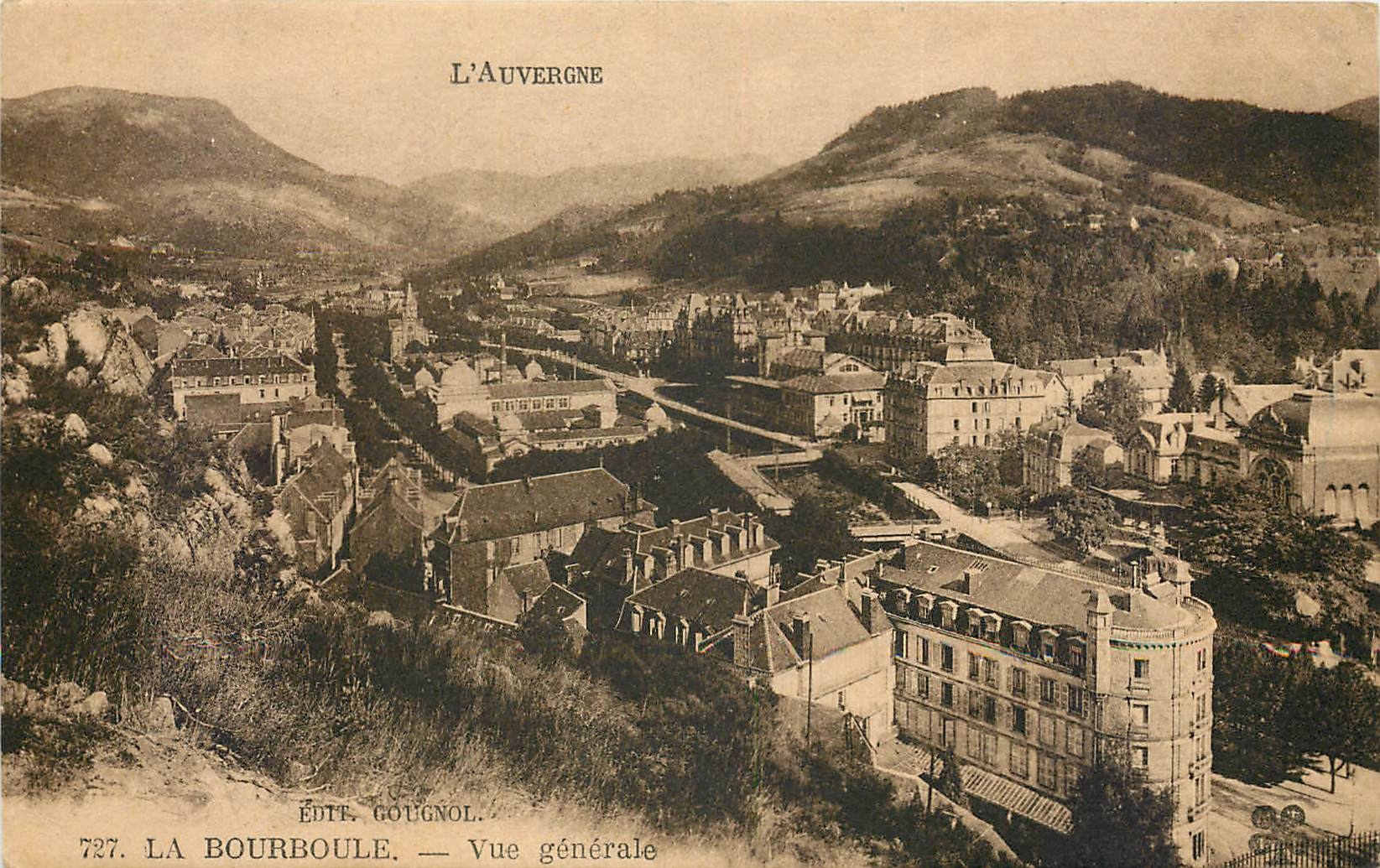 CPA La Bourboule Vue generale