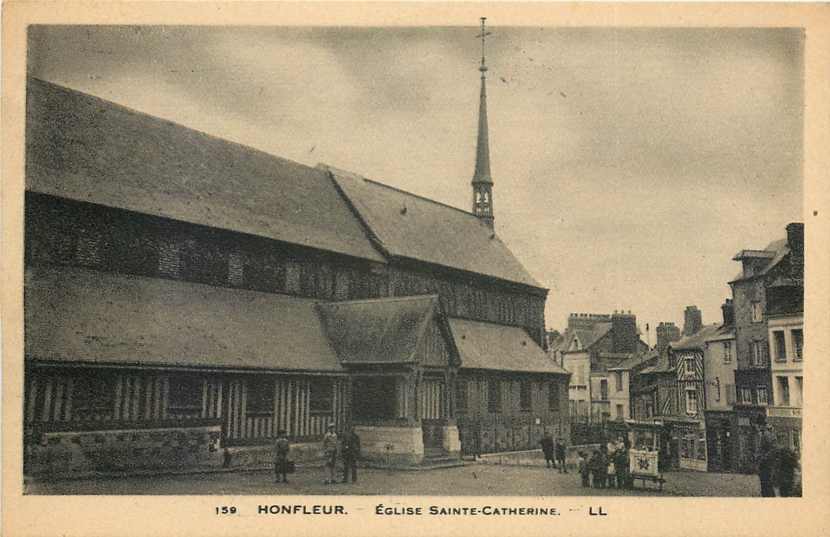 CPA Honfleur Eglise Sainte Catherine