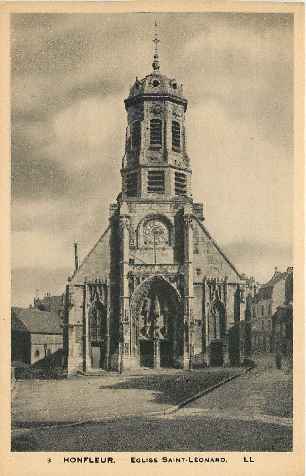 CPA Honfleur Eglise Saint Leonard