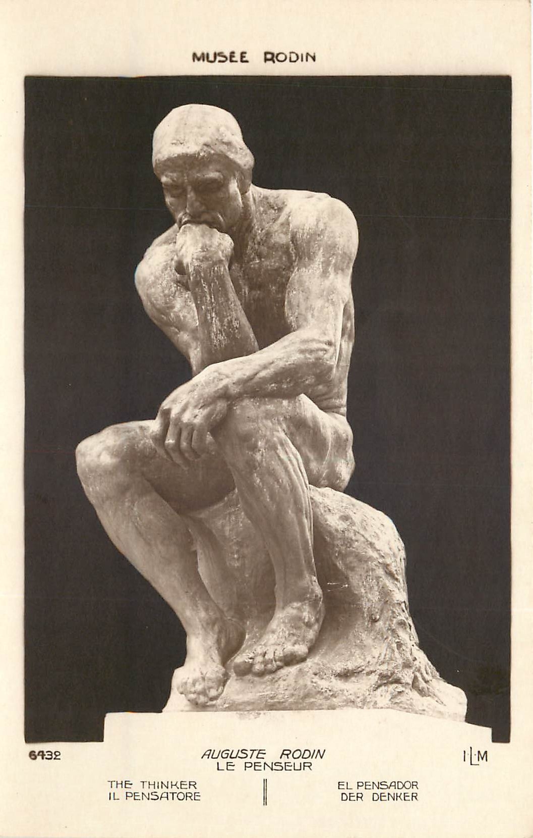 CPA Auguste Rodin Le Penseur