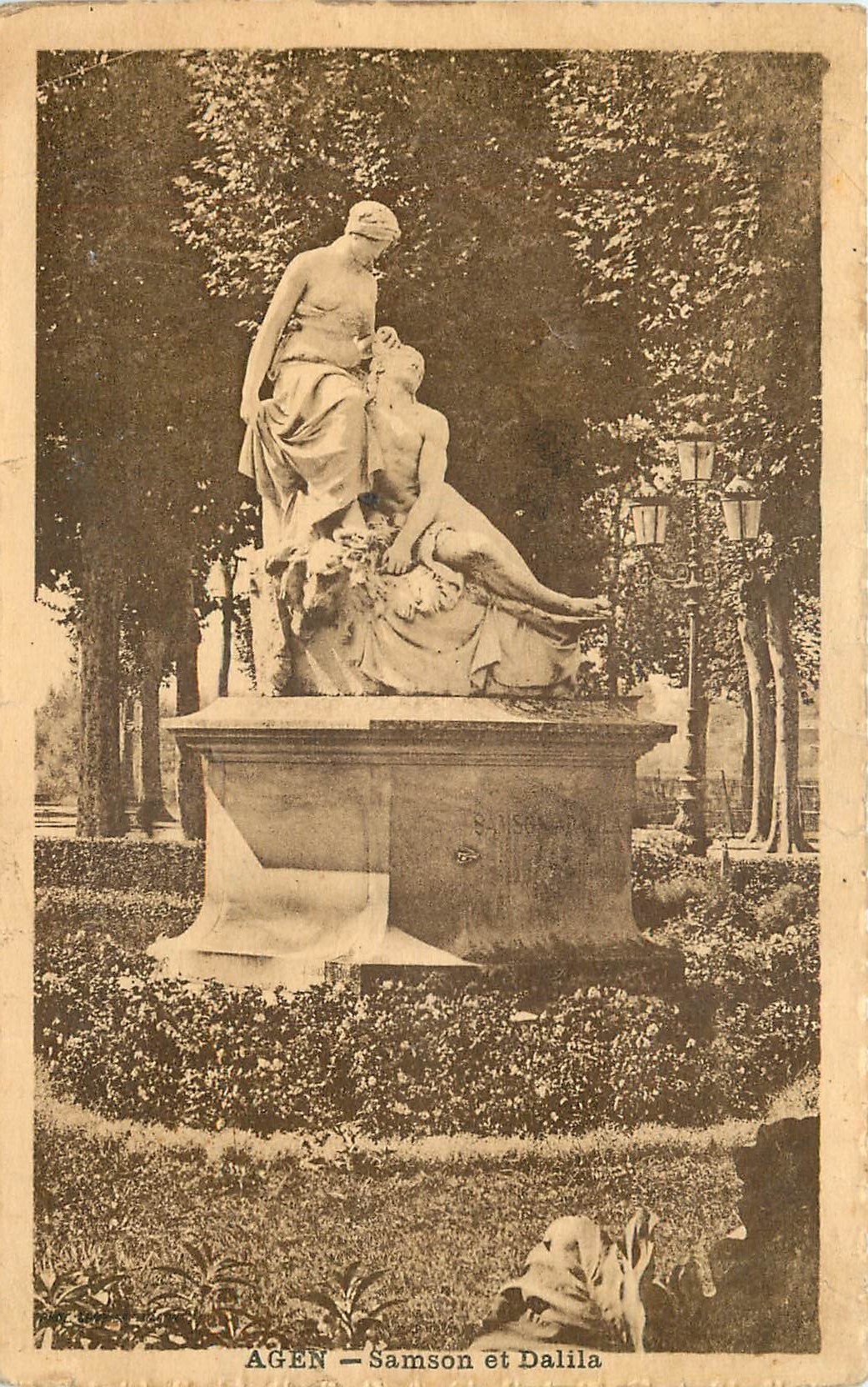 CPA Agne Samson et Dalila