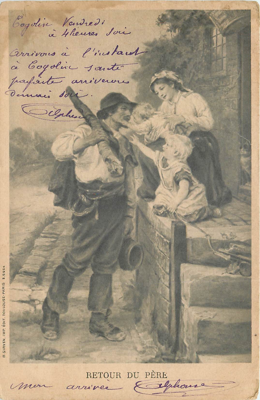 CPA Retour du Pere