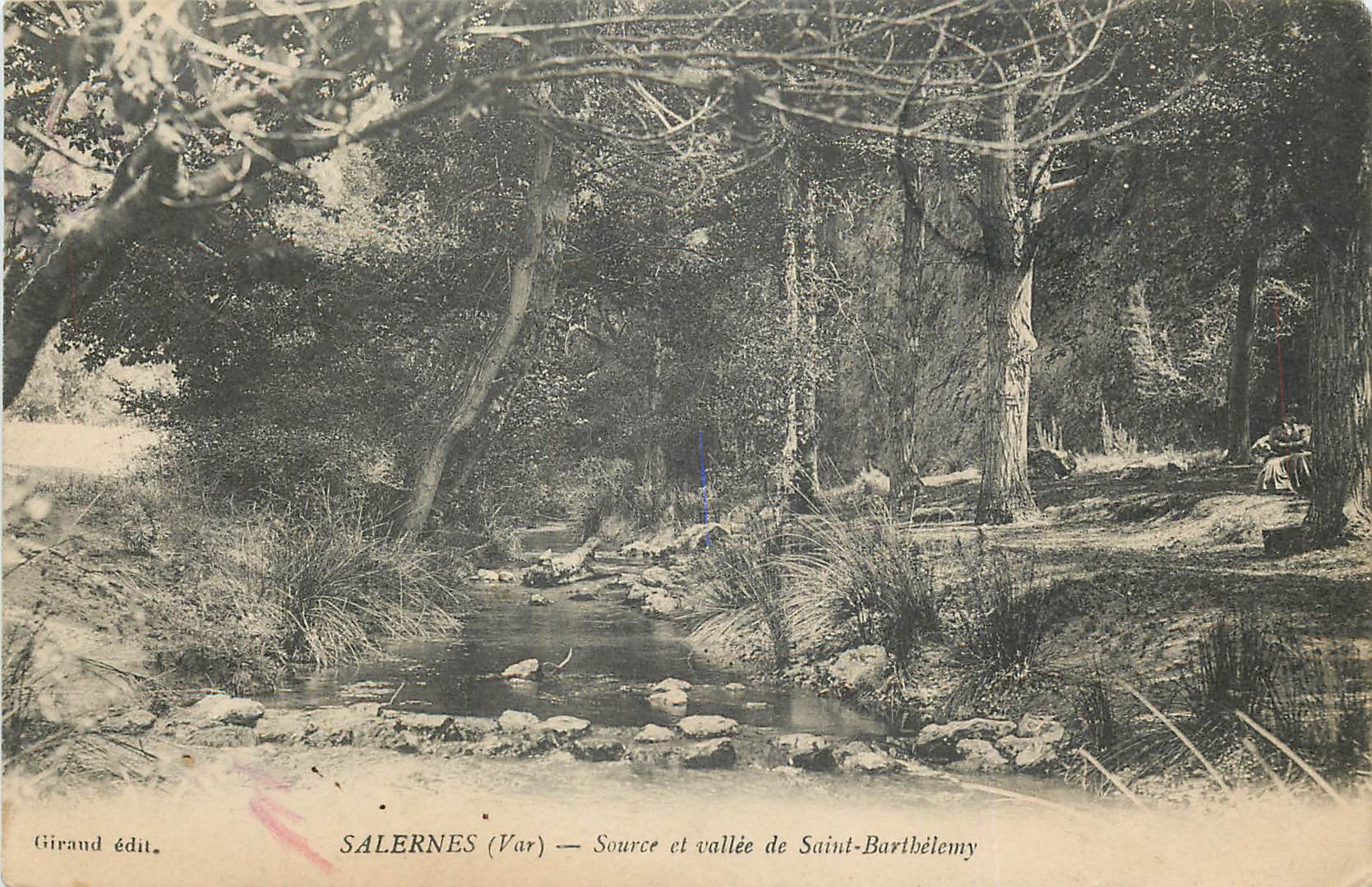 CPA Salernes (Var) Source et Vallee de Saint Barthelemy