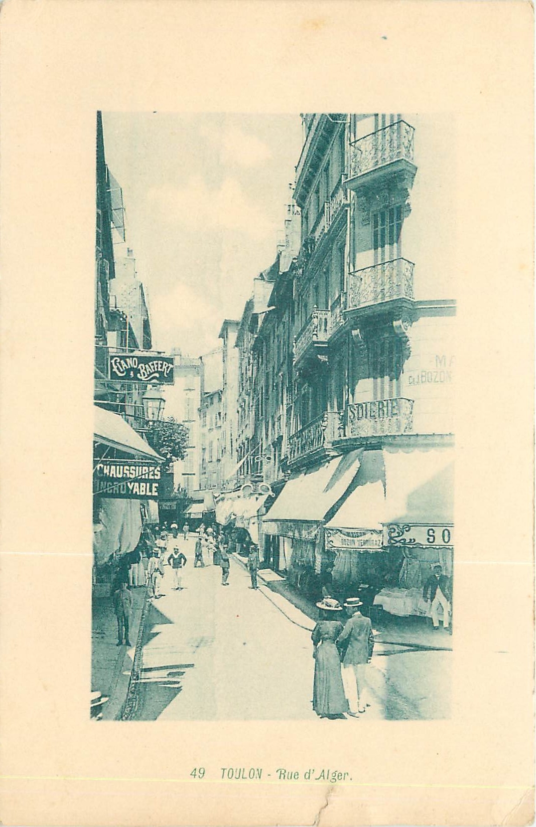 CPA Toulon Rue d'Alger