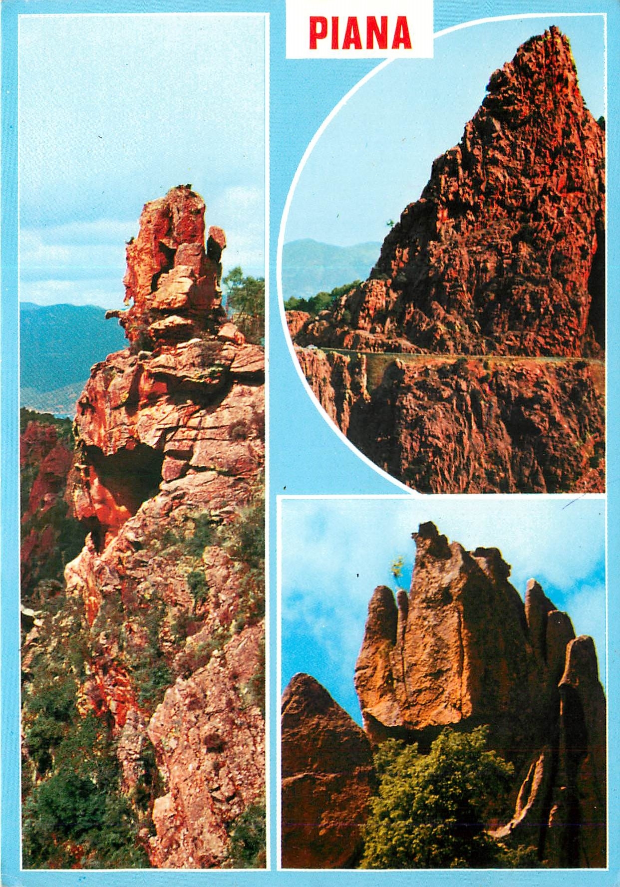 CPSM Corse Iles d'Amour Calanche de Piana
