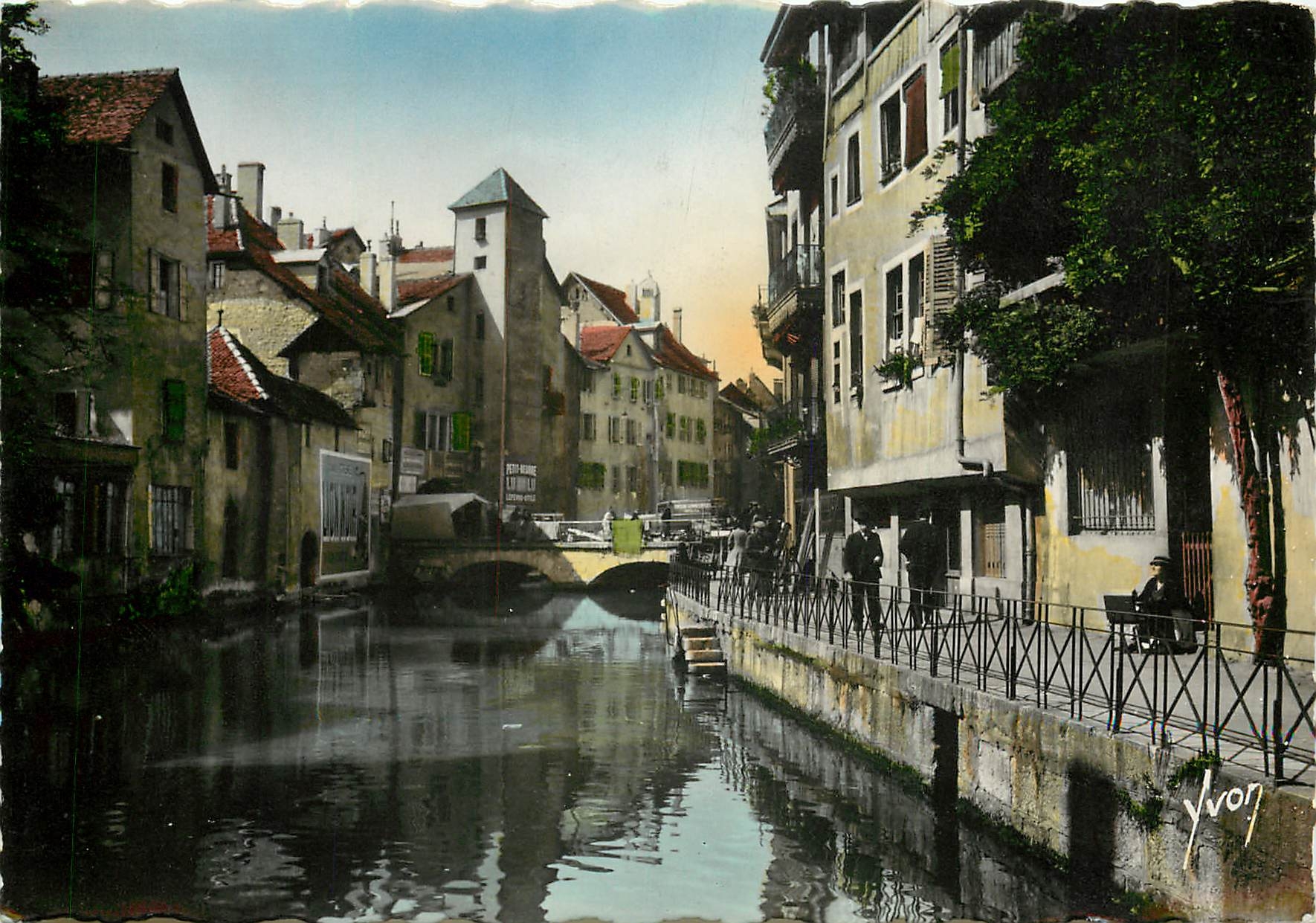 CPSM Annecy (Hte Sav) Le canal du Thiou