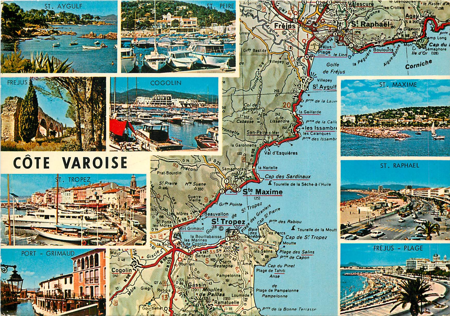 CPSM D'apres corte du pneu 195 0970 Iere Edition