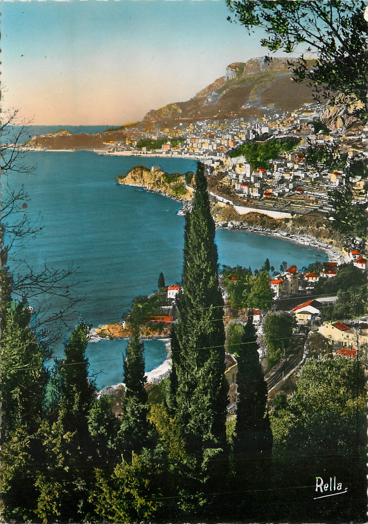 CPSM Monte Carlo Vu de Roquebrune