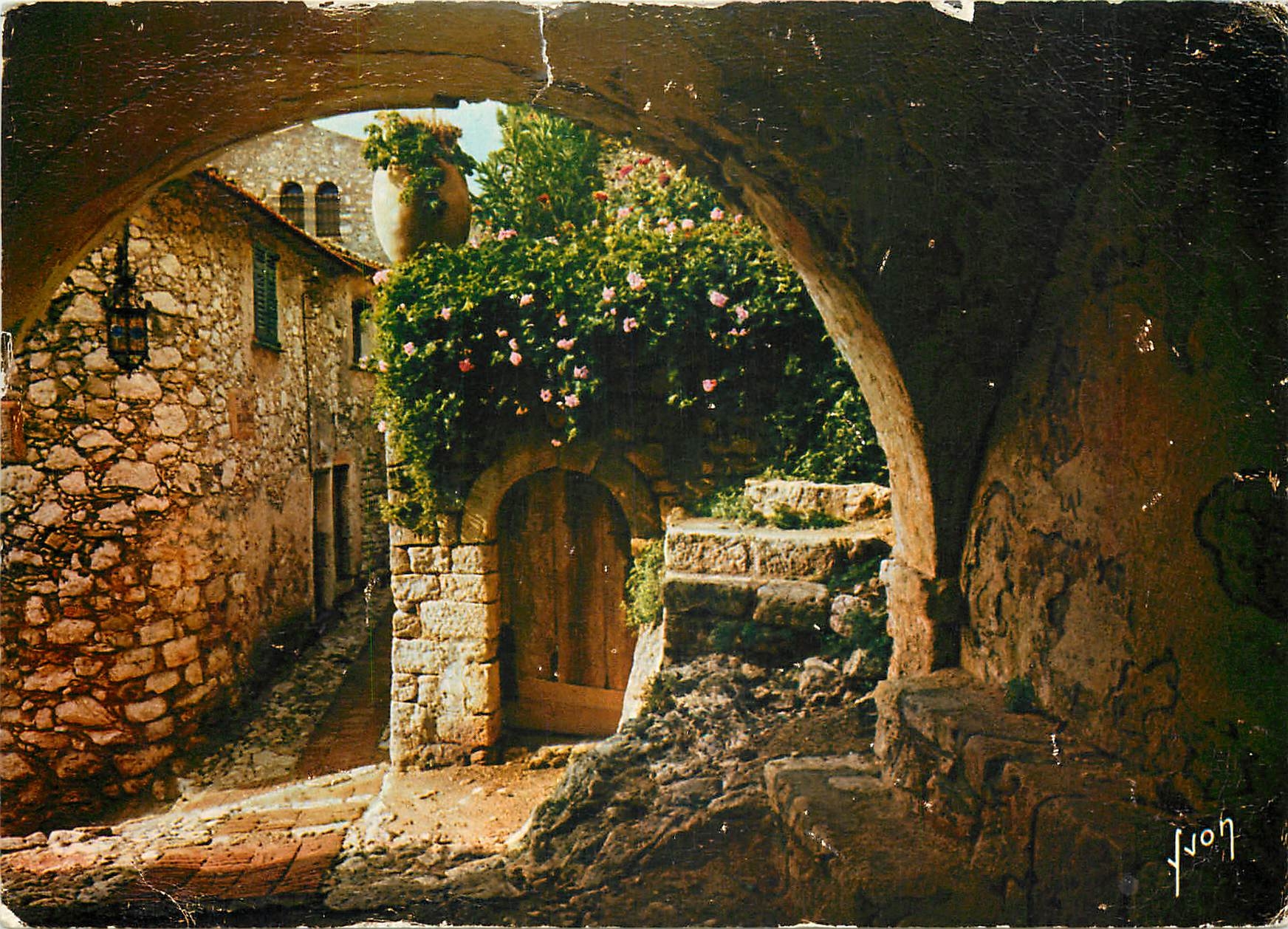 CPSM Eze (A M) Vieilles rues et Vieilles pierres