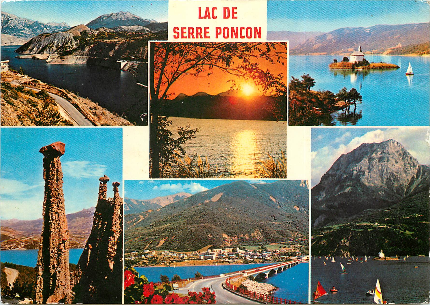 CPSM Lac de Serre Poncon