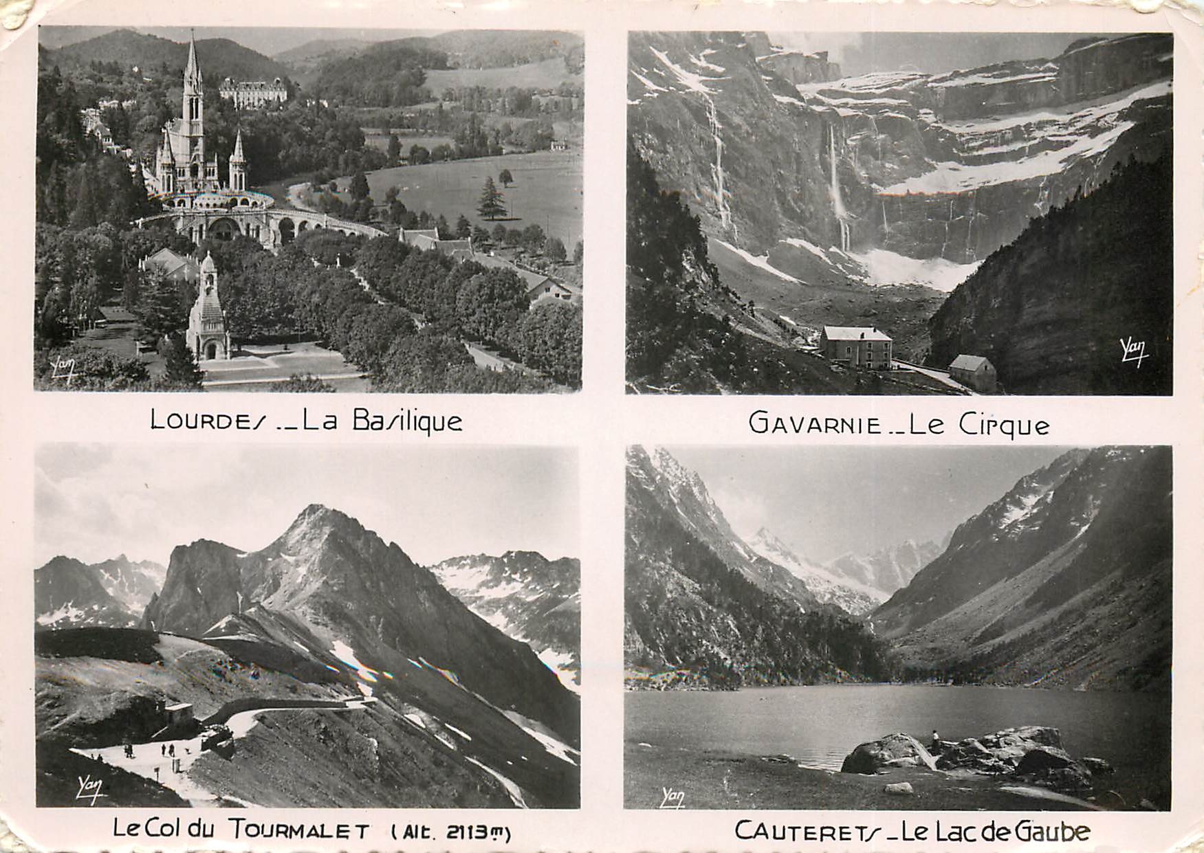 CPSM Souvenir des Pyrenees