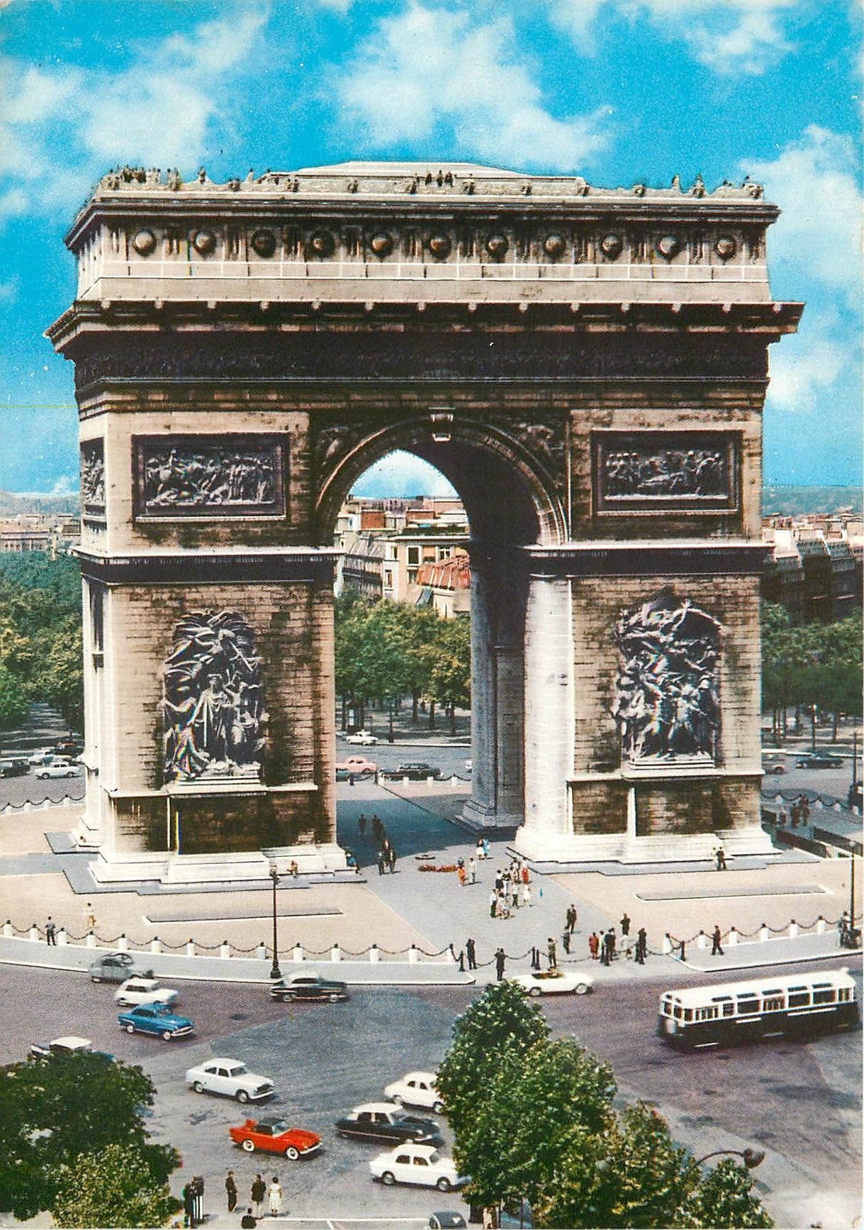 CPSM Paris l'Arc de Triomphe de l'Etoile