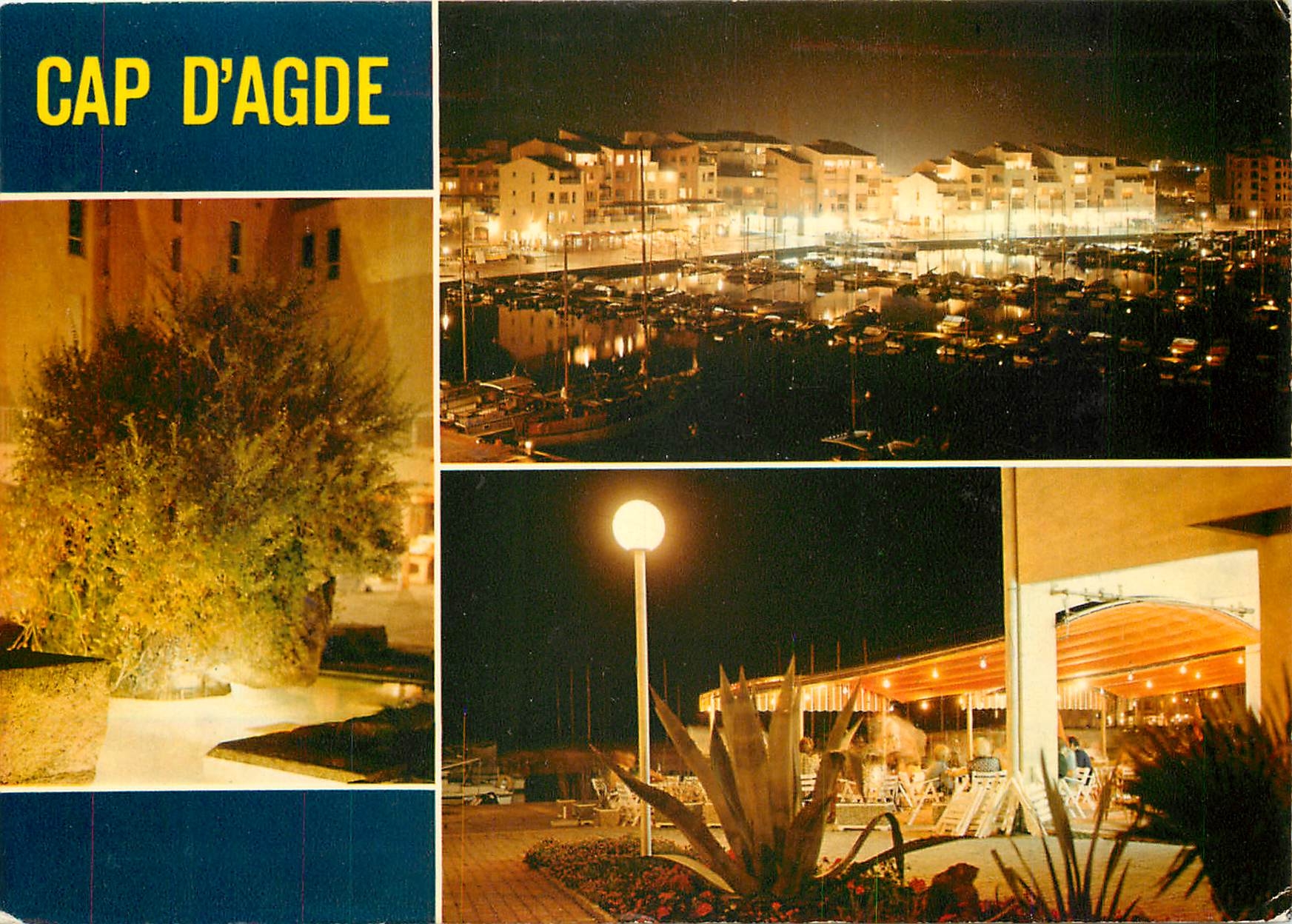 CPSM Cap D'Agde (Herault) Soleil de minuit