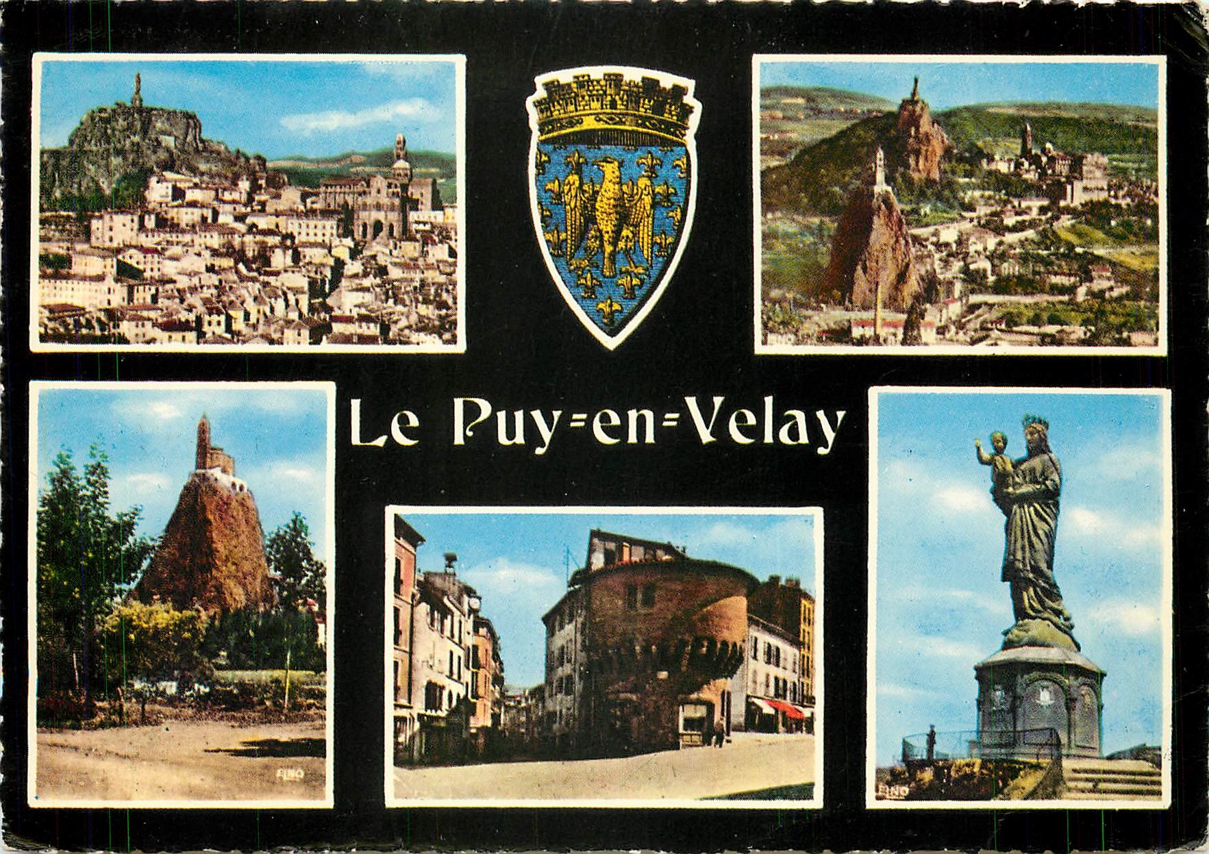 CPSM Le Puy en Velay (Haute Loire) Alt 630 m vue generale Blanson de la Ville