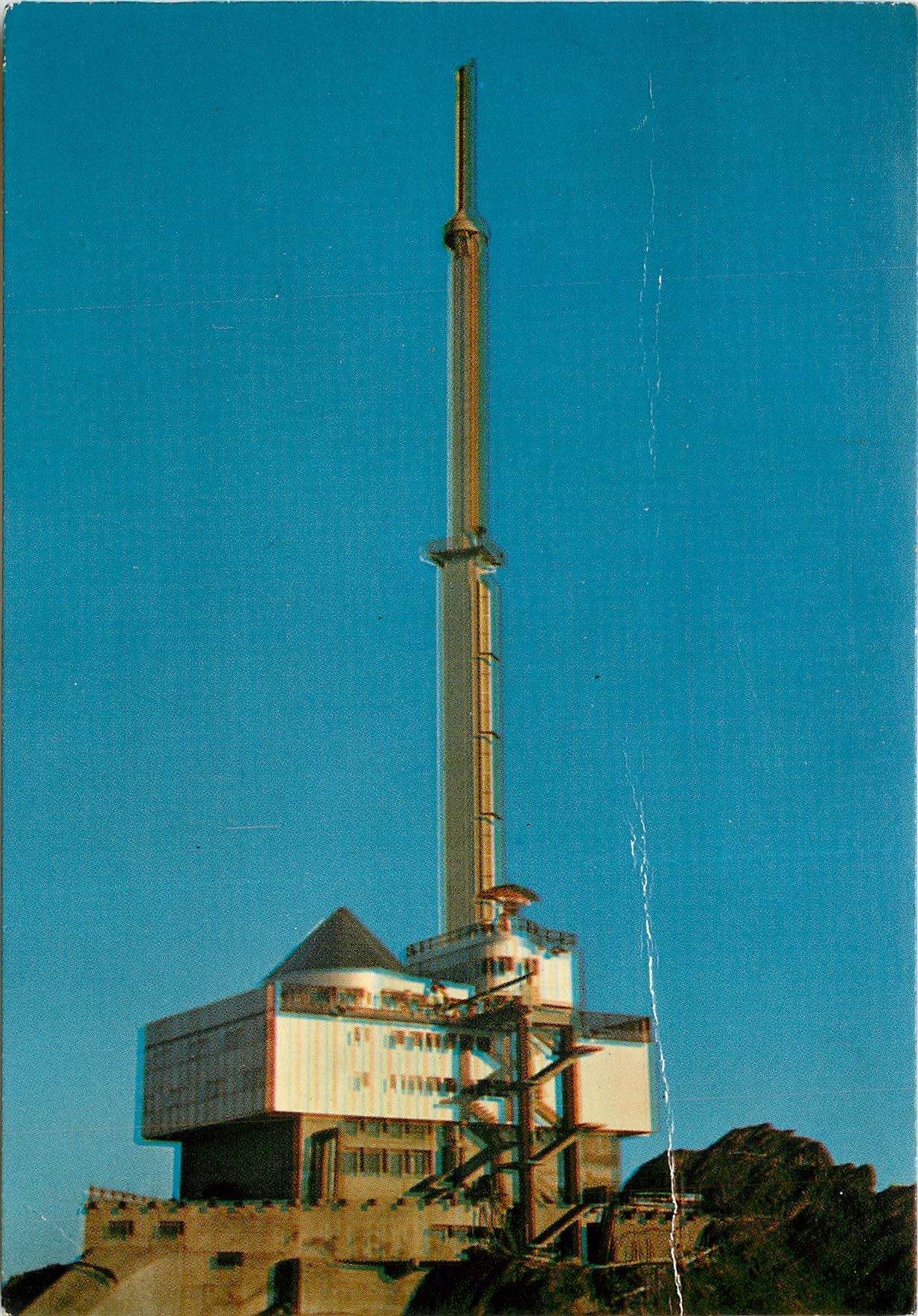 CPSM Pic du Midi La Television