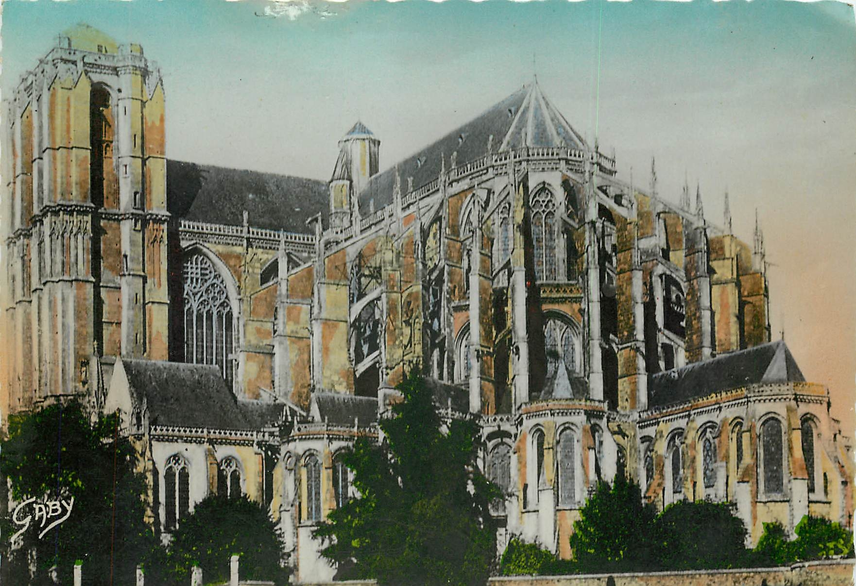 CPSM Le Mans la Cathedrale
