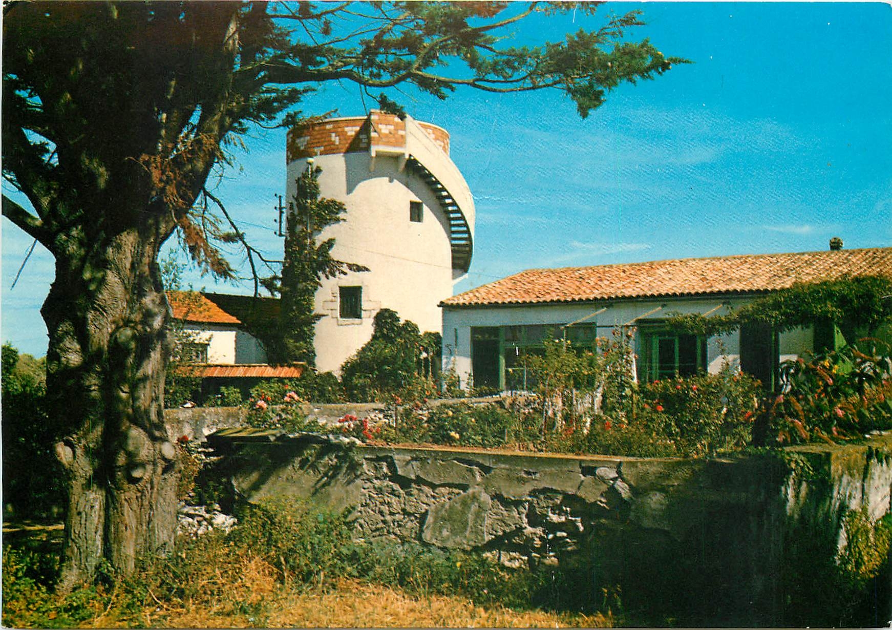 CPSM Ile de Re (Ch Mme) Un Joli coin Fleuri a Loix Maison et ancien retais