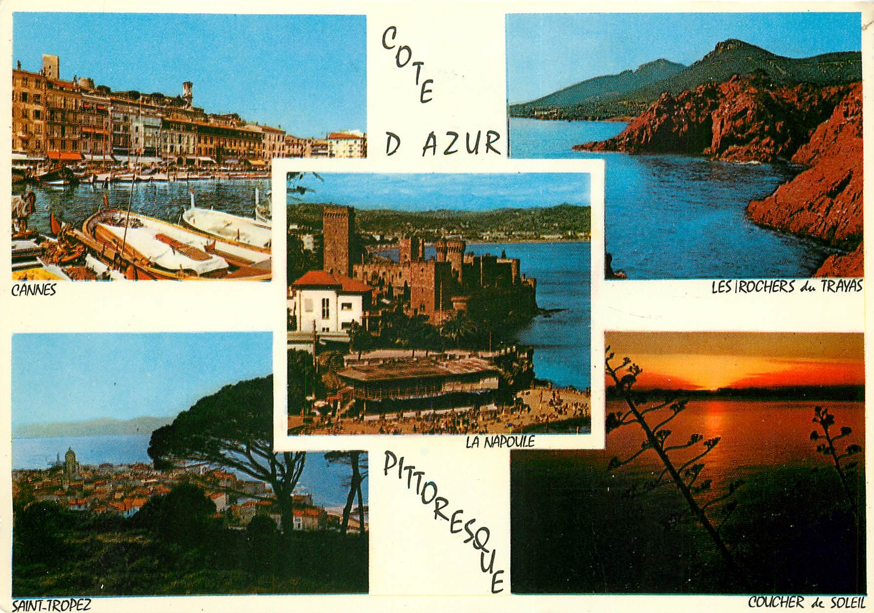 CPSM Cannes La napoule Saint Tropez Travas
