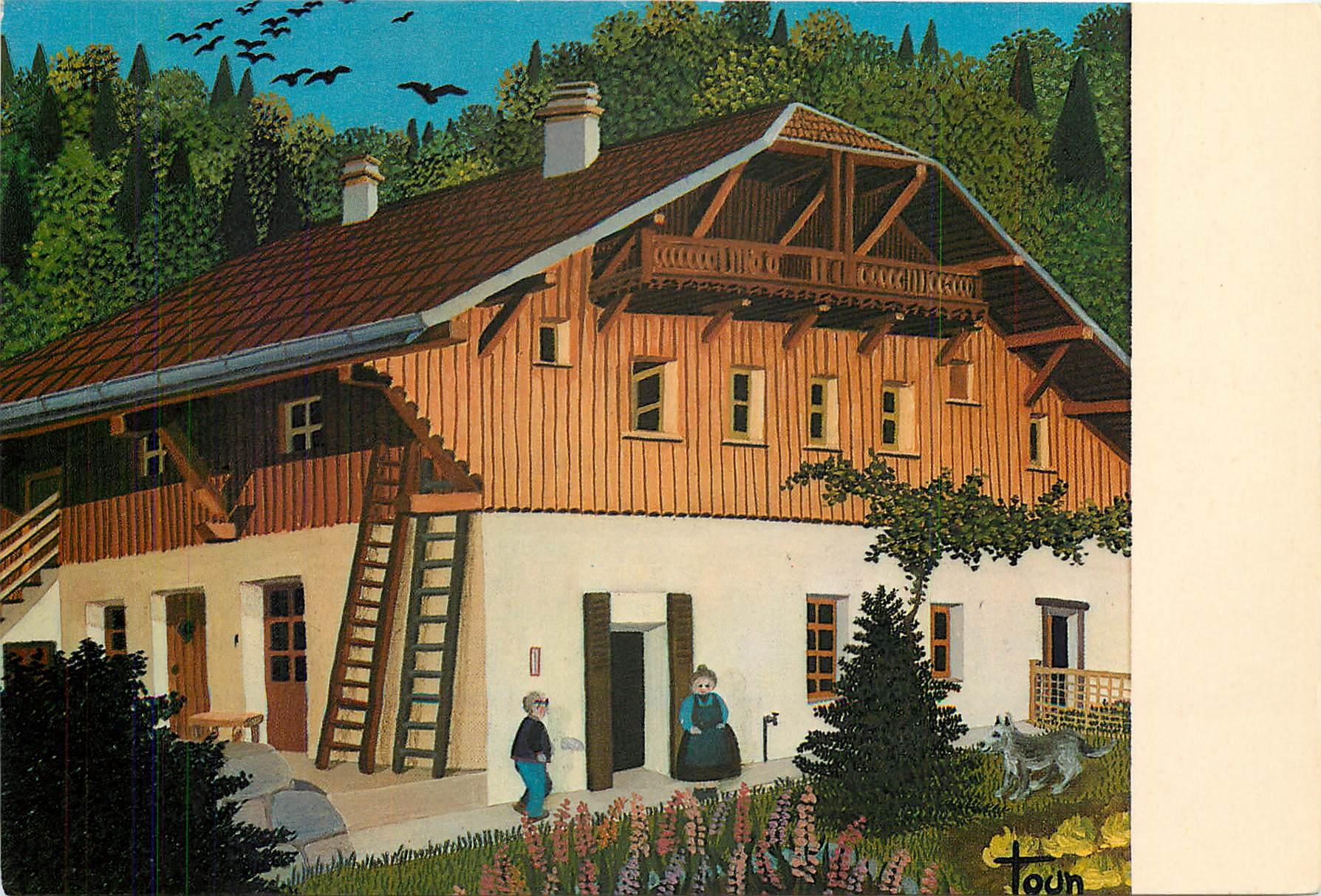 CPSM Collection Maisons Savoyardes