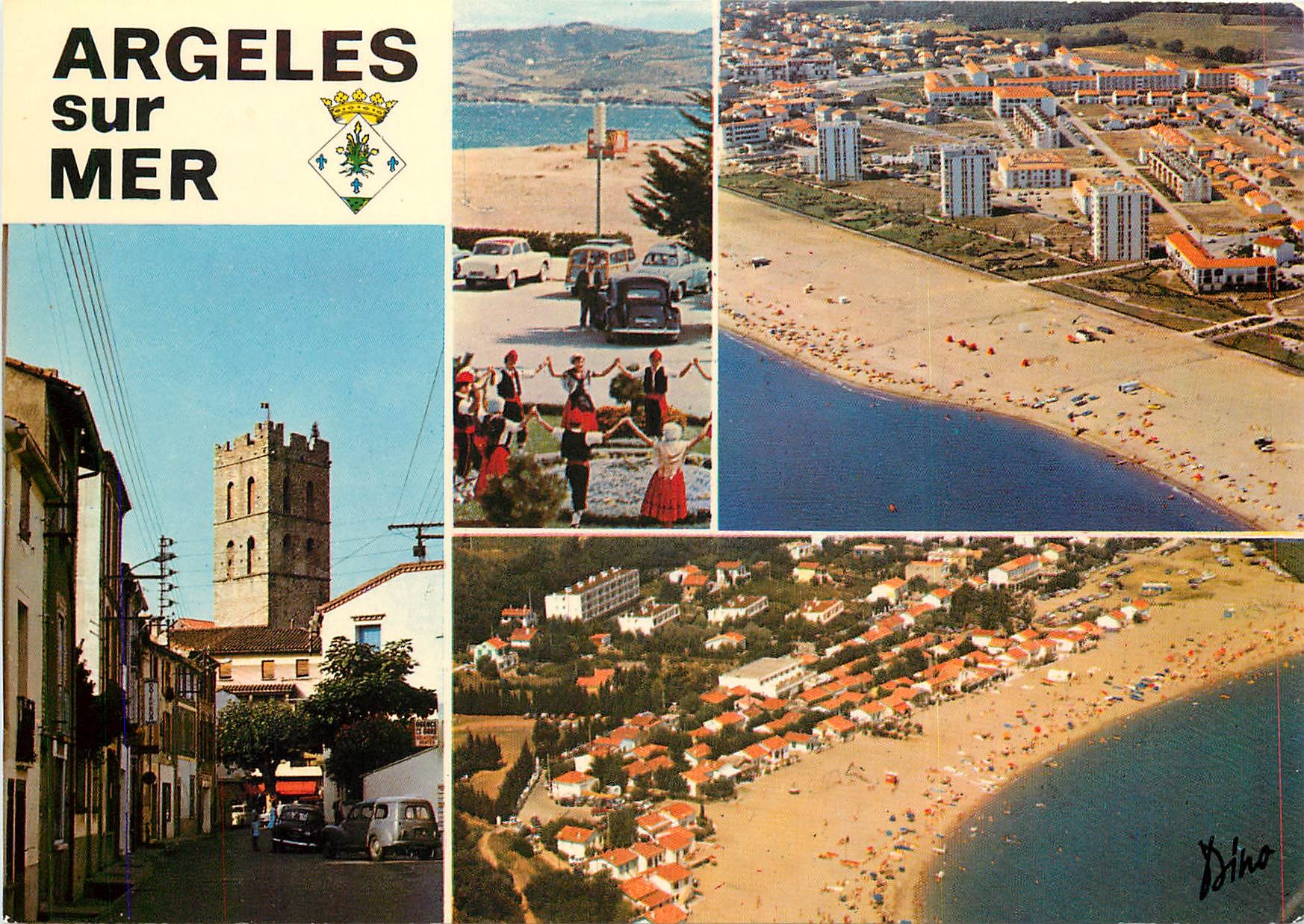 CPSM Argeles sur Mer Le Racou divers aspects