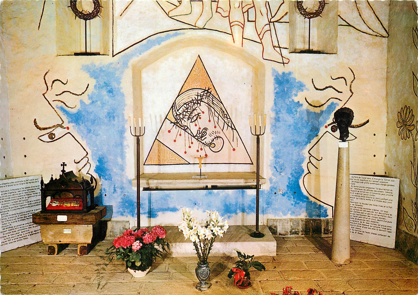 CPSM Saint Blaise des Simples (Le Christ aux epines)