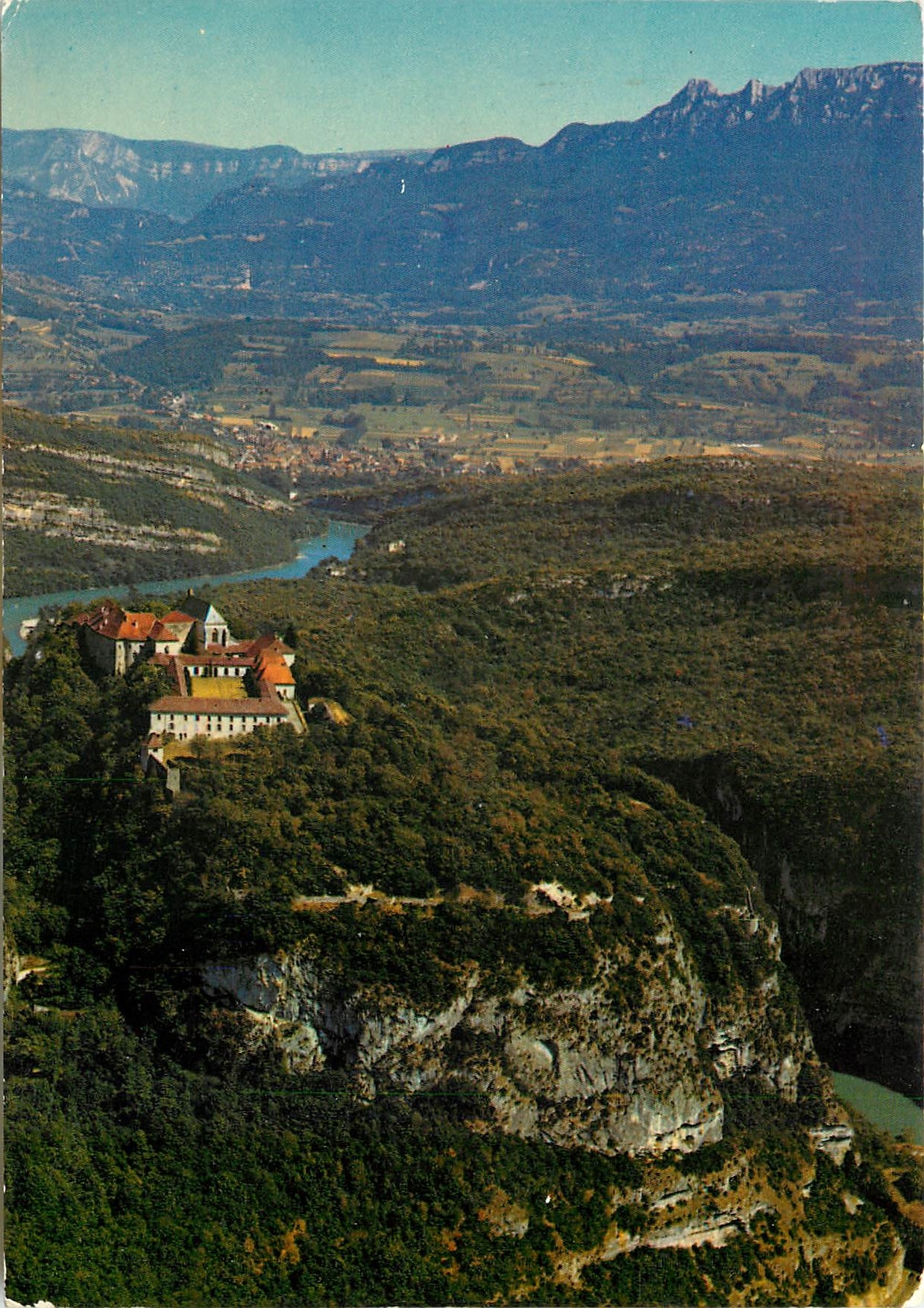 CPSM Le Fort et le Defile de Pierre Chatel la Vallee du Rhone et le Dent du chat
