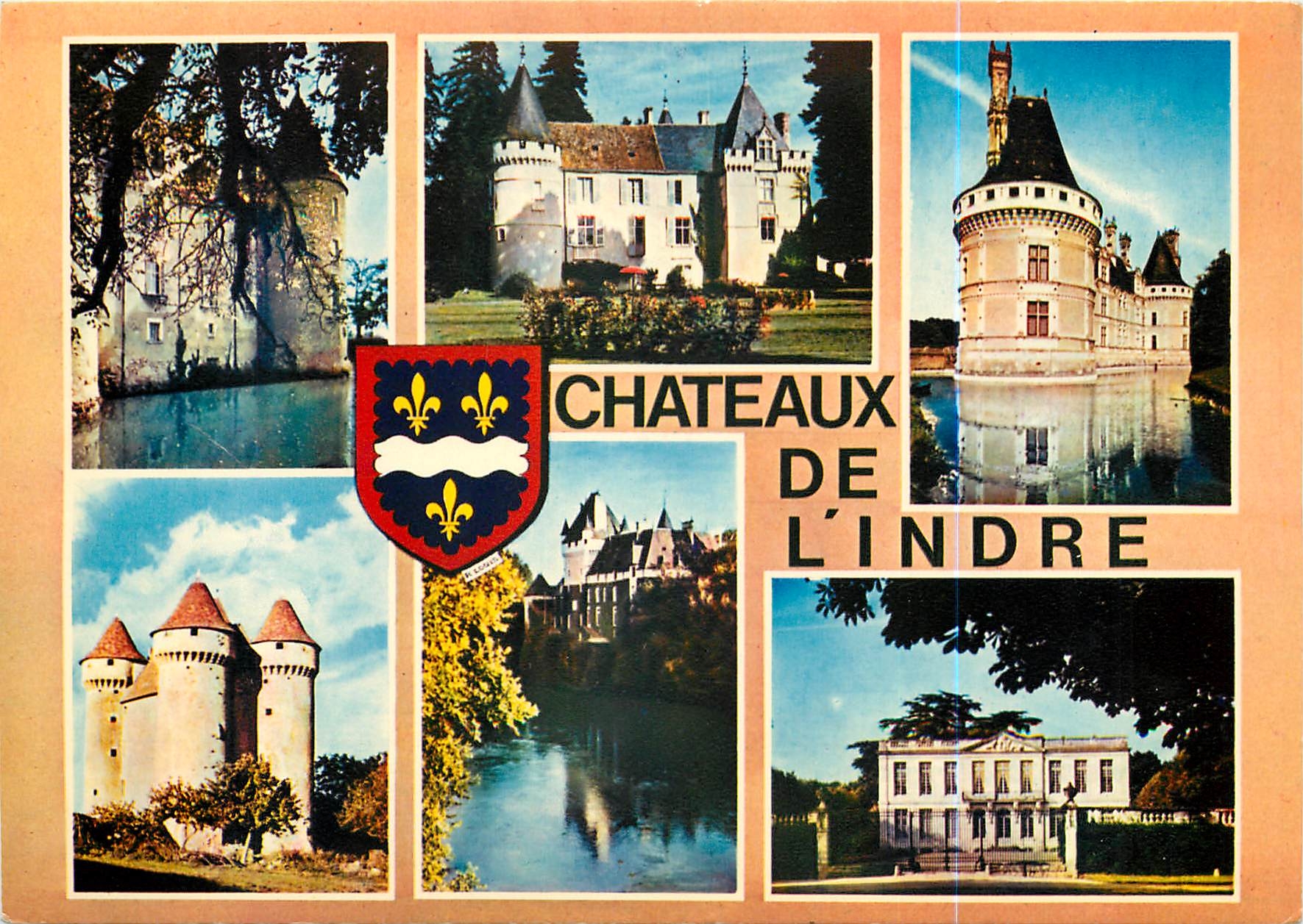 CPSM Les Chateaux de l'Indre Chateau de lLys St Georges chateau de Montgivray