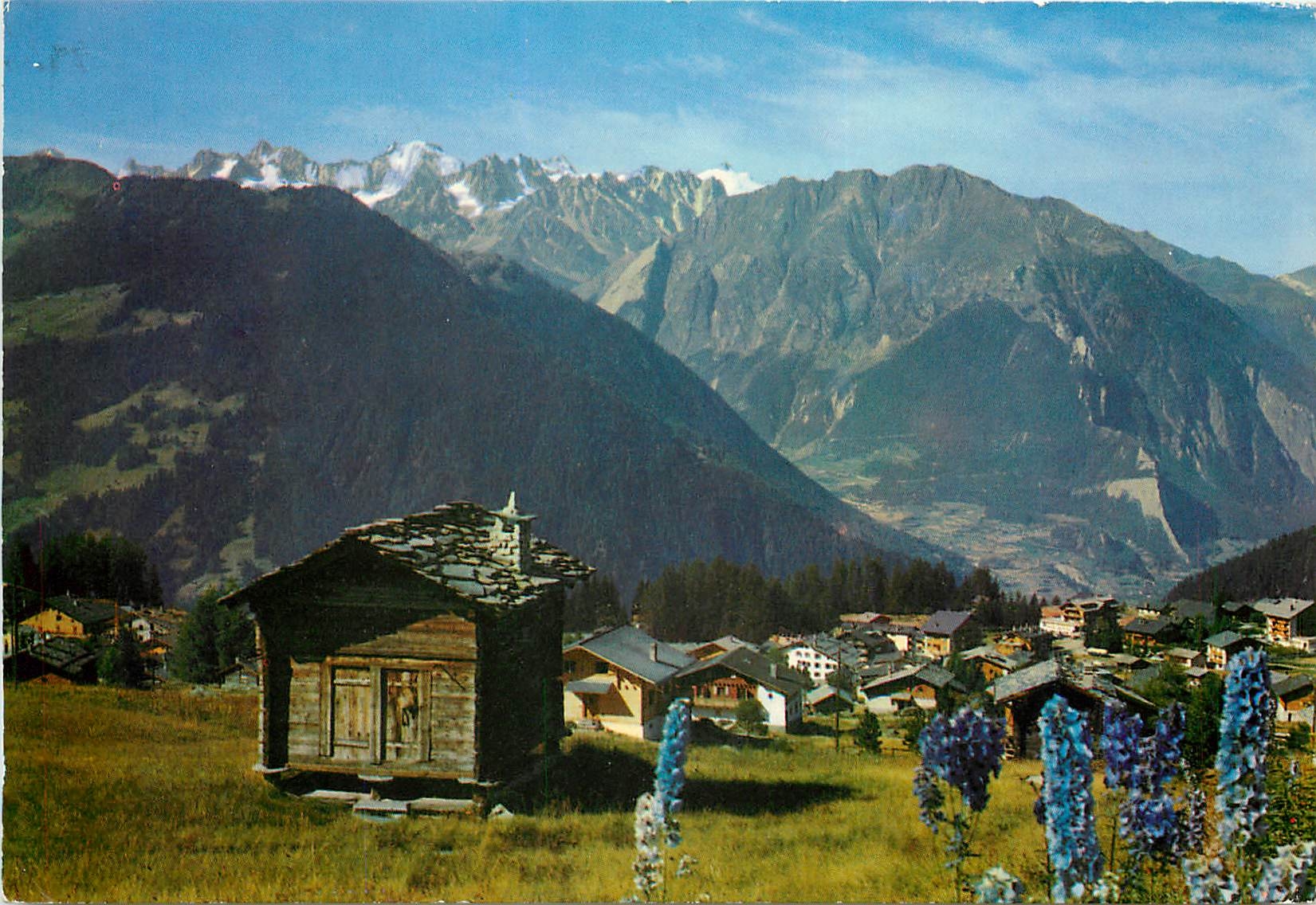 CPSM Verbier 1500 m le massif du Trient et le Catogne