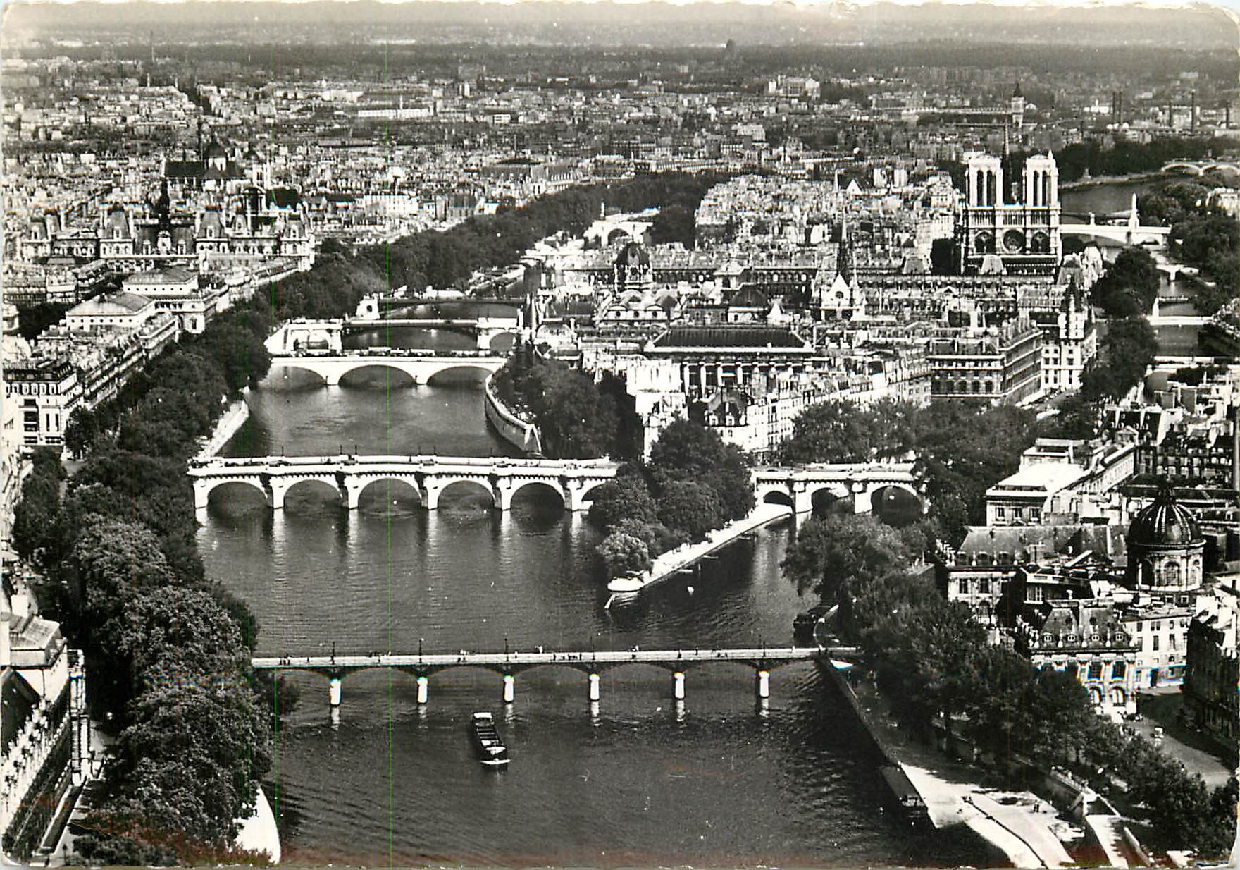 CPSM Paris la cite et ses Ponts