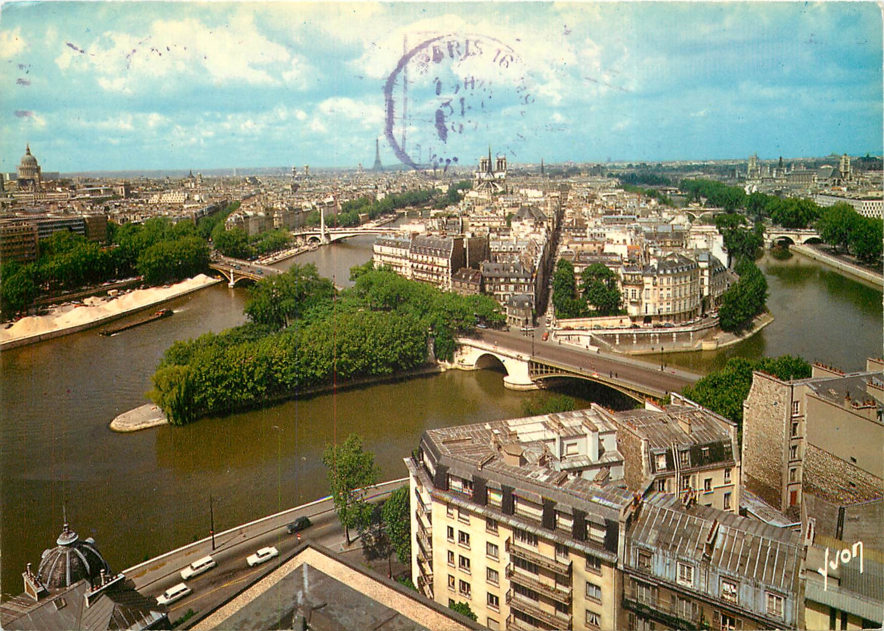 CPSM Paris L'Ile Saint Louis