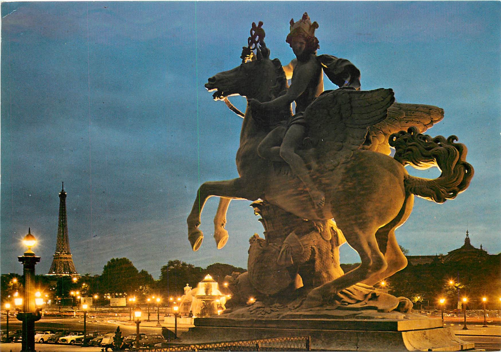 CPSM Paris Place de la Concorde