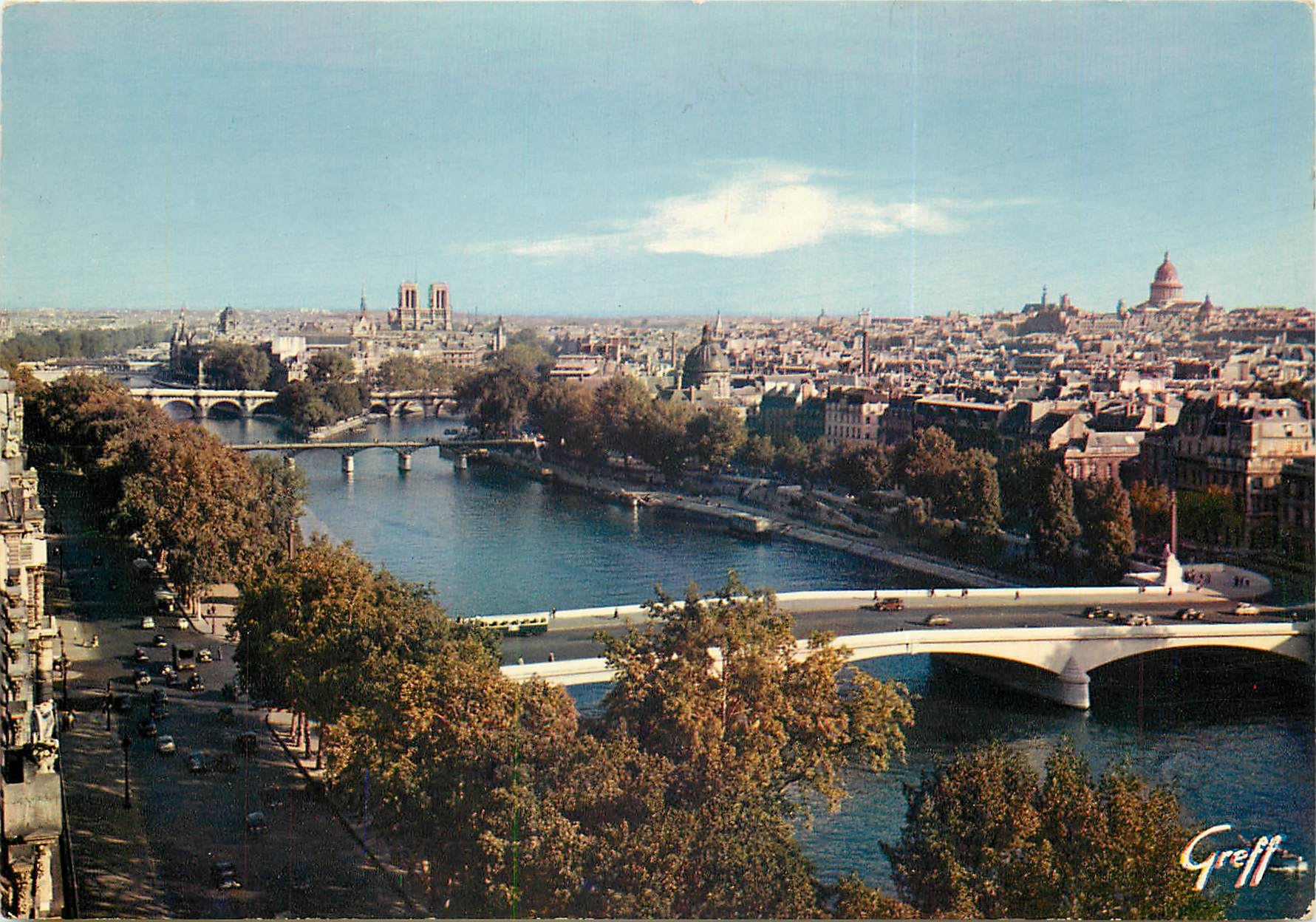 CPSM Paris Les sept Ponts
