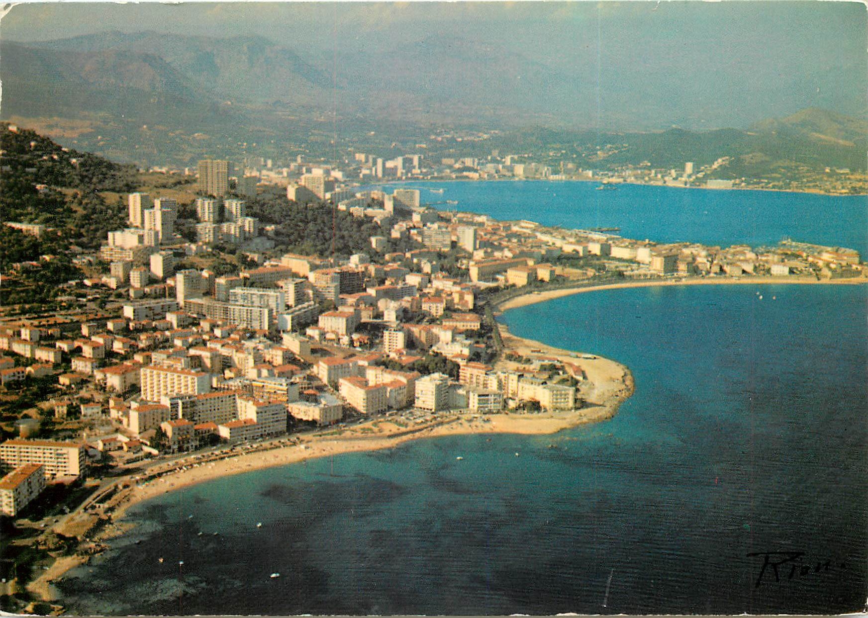 CPSM Ajaccio Vue aerienne