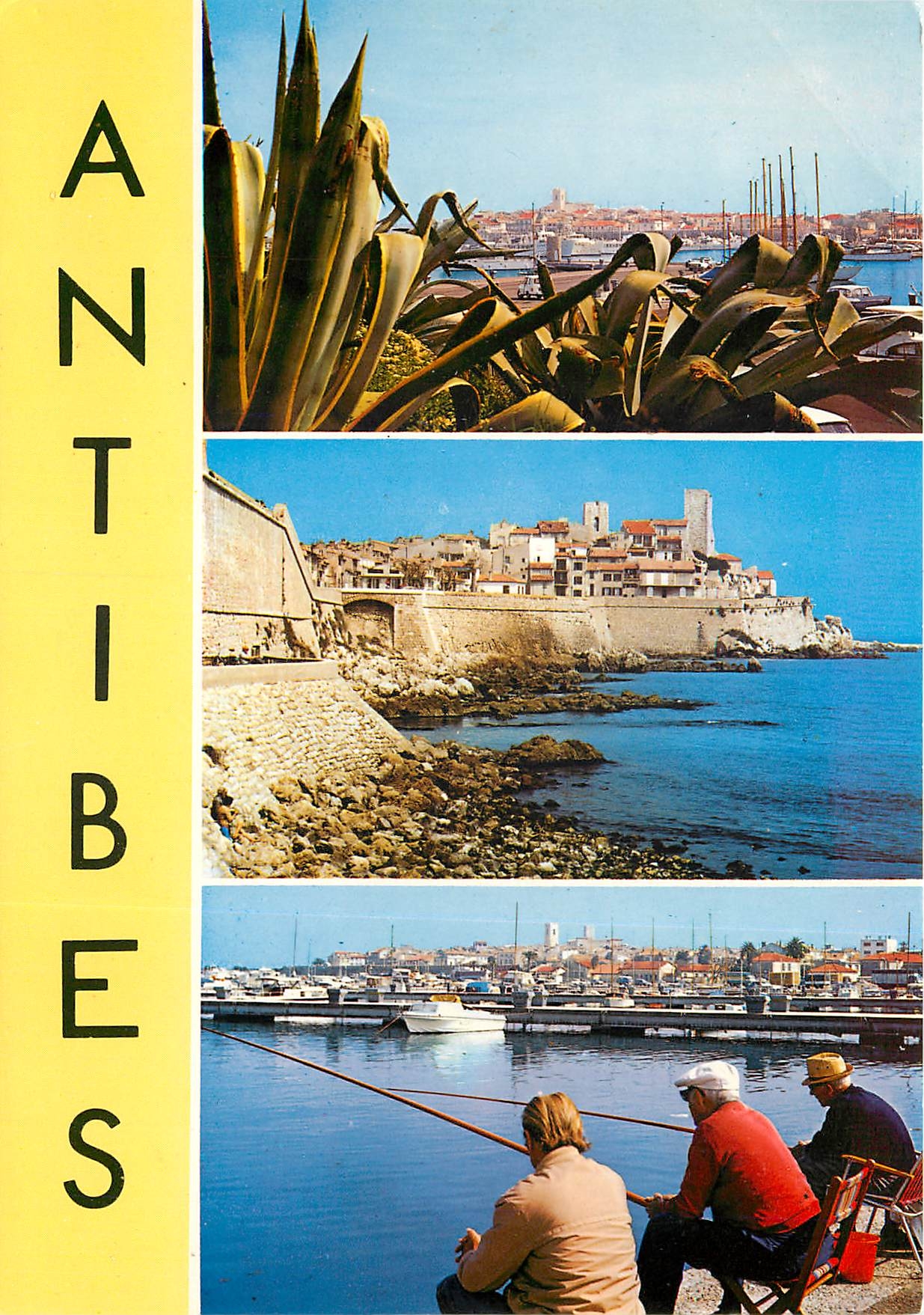 CPSM Souvenir d'Antibes