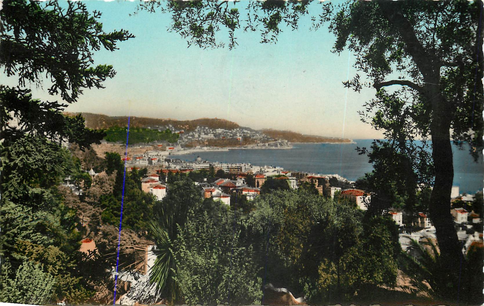 CPSM Nice Vue prise de Bellet