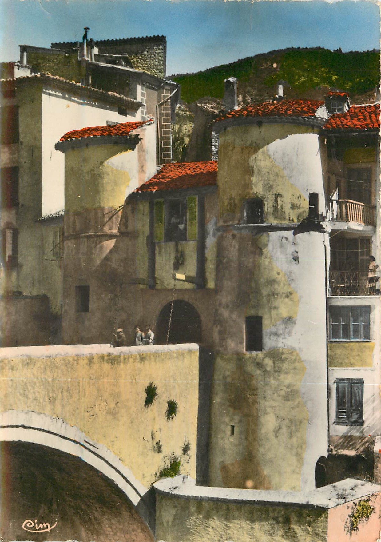 CPSM Entrevaux (B Alpes) Alt 480 m le Pont Levis du XVIe s