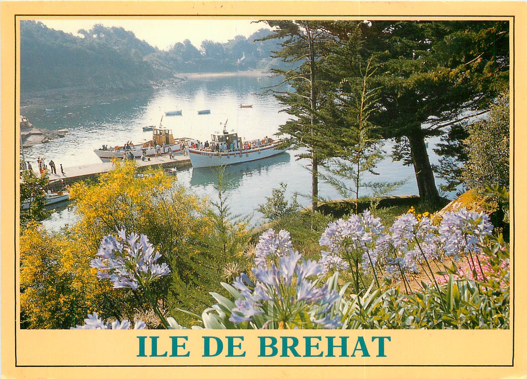 CPSM Ile de Brehat L'ile des fleurs et des rochers roses