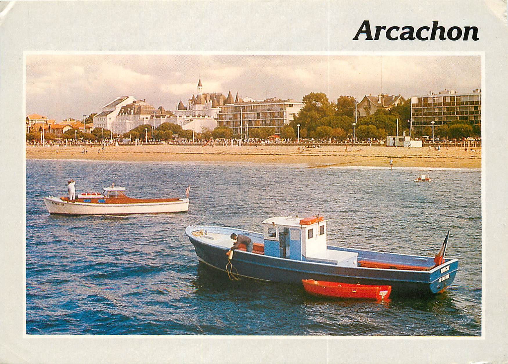 CPSM Bassin d'Arcachon Gironde le Casino de la PLace