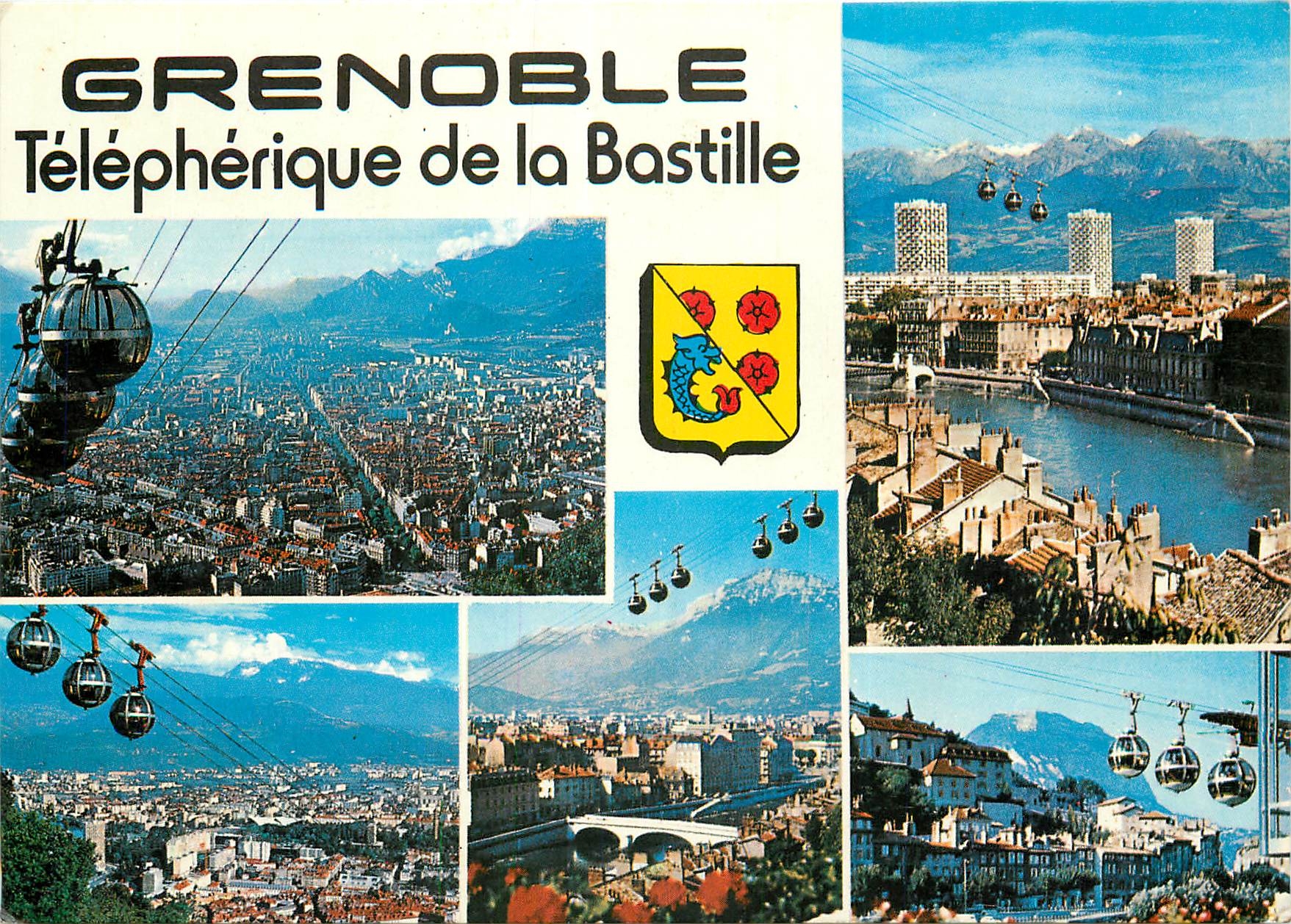 CPSM Grenoble Telepherique de la Bastille