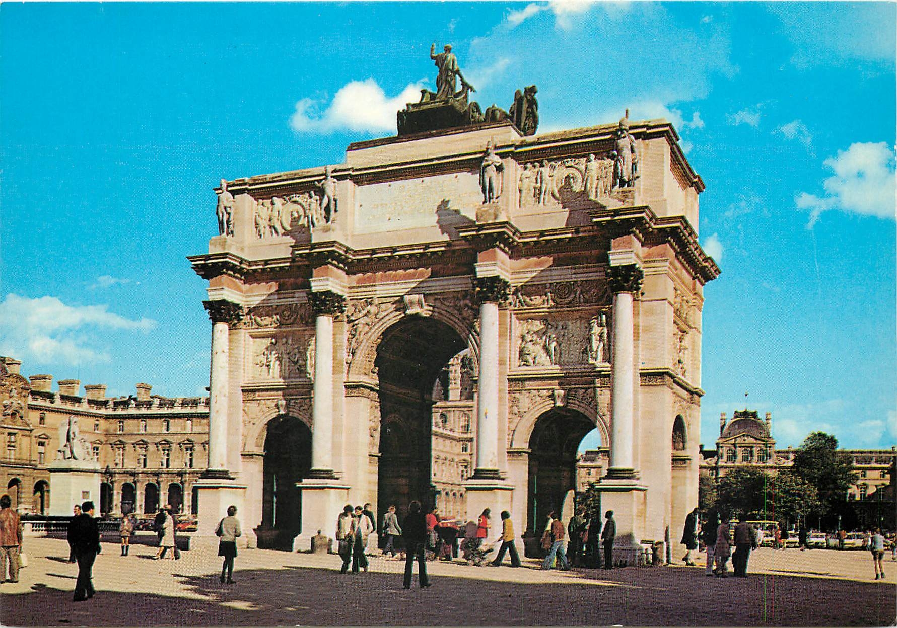 CPSM Paris Arc de Triomphe du Carrousel